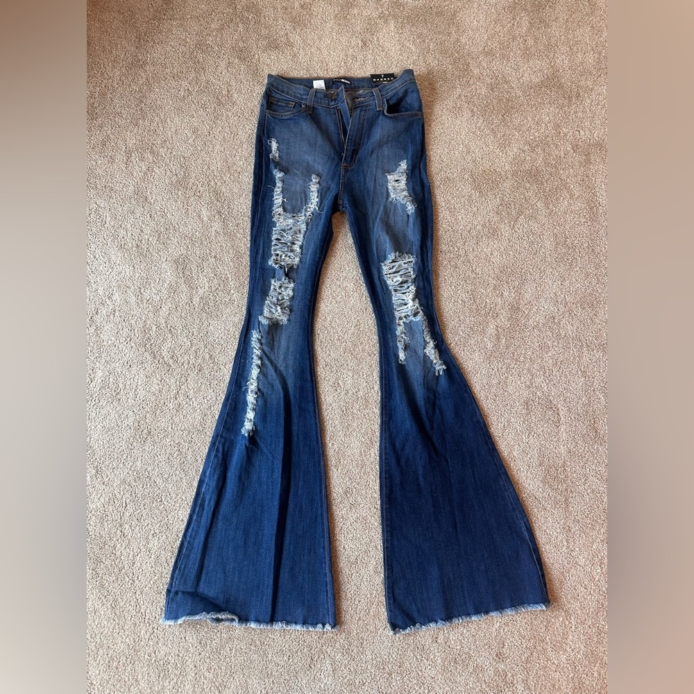 NWT - fashion nova flare jeans